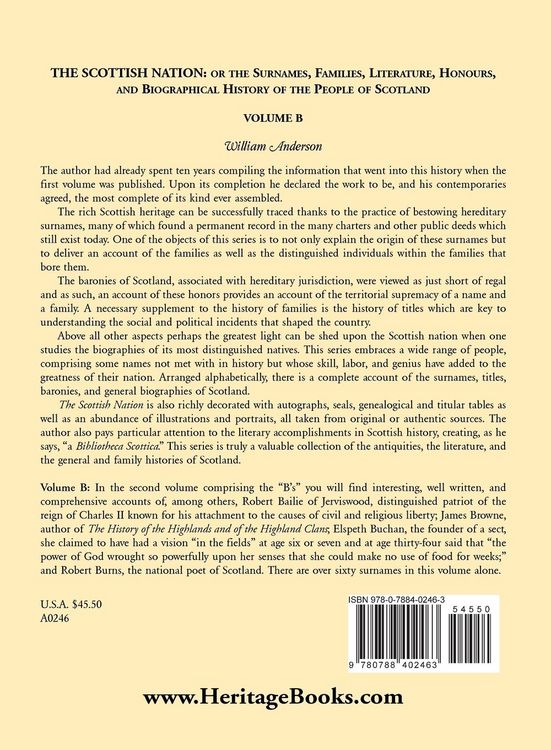Produktbild: The Scottish Nation, Volume B