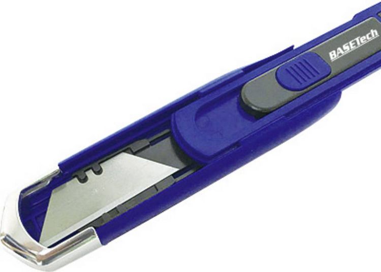 Produktbild: Basetech BT-2206462 2-in-1 Sicherheitsmesser / Folienschneider / Kartonmesser 1St.