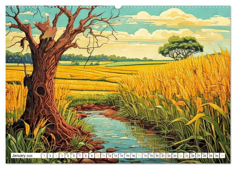 Produktbild: Braun, W: Peaceful Realms of Illustrated Landscapes (High Qu