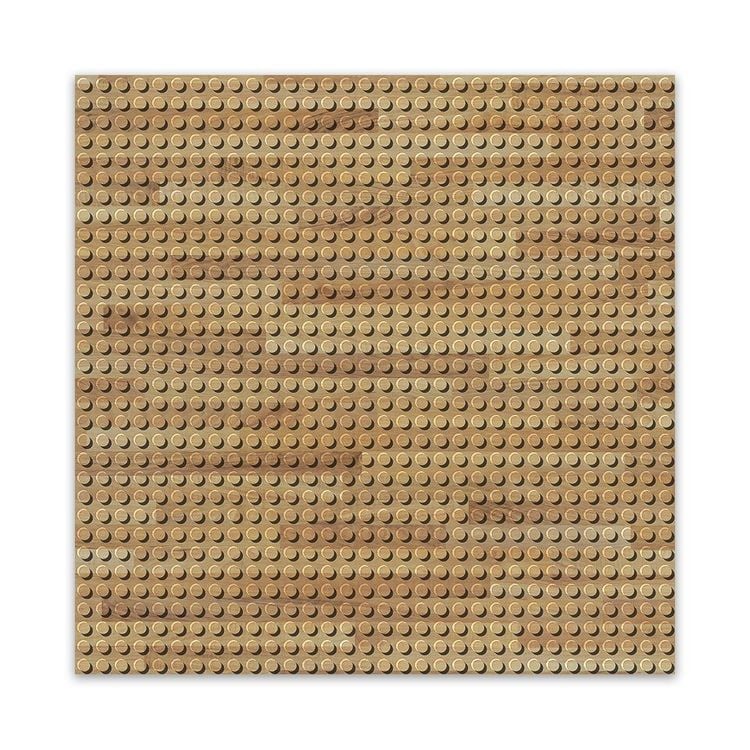 Produktbild: BRIXIES 225002 - Platte 32 x 32 Holz , Fotorealistische Bauplatte, 1 St&uuml;ck