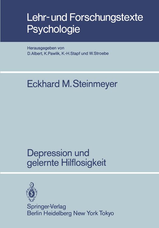 Produktbild: Depression und gelernte Hilflosigkeit