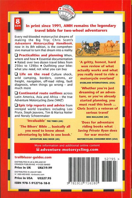 Produktbild: Adventure Motorcycling Handbook