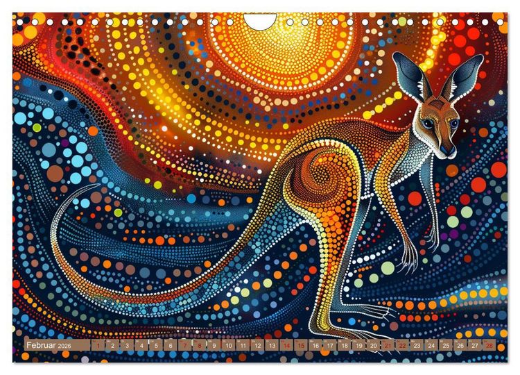 Produktbild: Aborigines - Farben des Outback (Wandkalender 2026 DIN A4 quer), CALVENDO Monatskalender