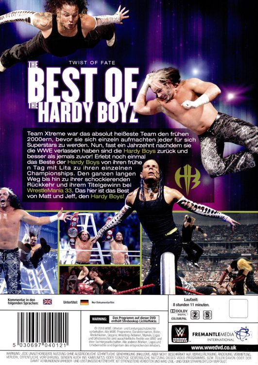 Produktbild: Twist of Fate - The Best of the Hardy Boyz [3 DVDs]