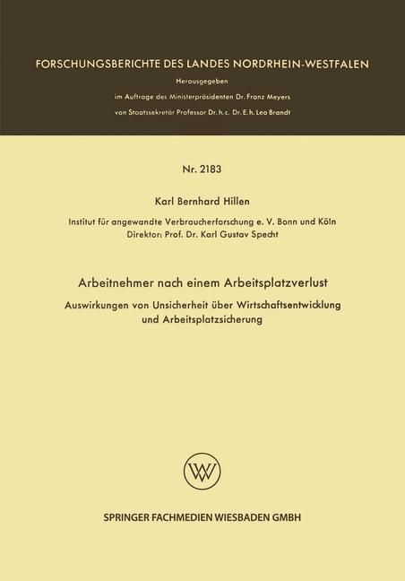 Produktbild: Arbeitnehmer nach einem Arbeitsplatzverlust