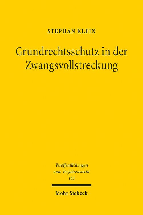Produktbild: Grundrechtsschutz in der Zwangsvollstreckung