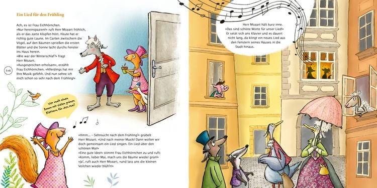 Produktbild: Herr Mozart macht Musik (Mein erstes Musikbilderbuch mit CD und zum Streamen, Bd.)