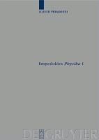 Produktbild: Empedokles "Physika" I