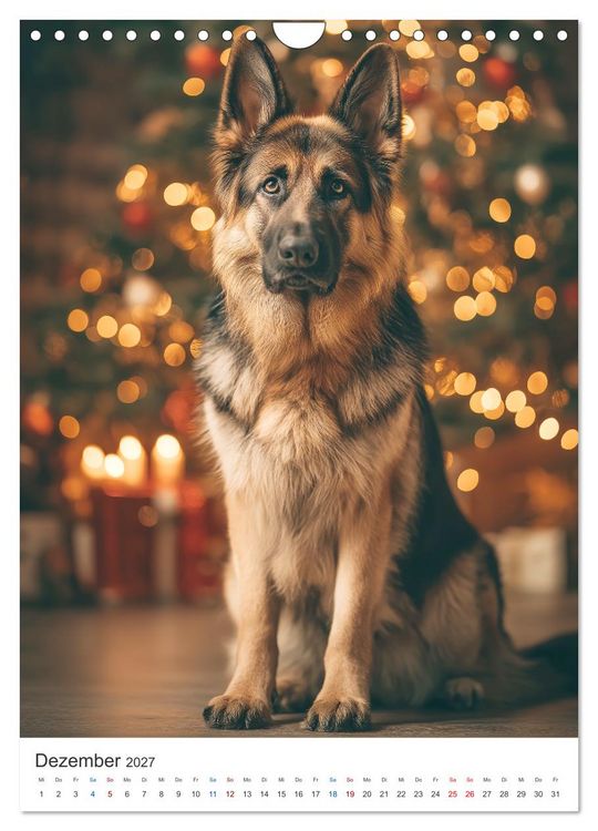 Produktbild: Seelenblick Sch&auml;ferhund (Wandkalender 2027 DIN A4 hoch), CALVENDO Monatskalender