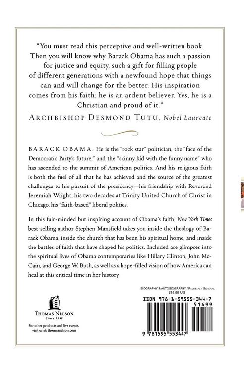 Produktbild: The Faith of Barack Obama