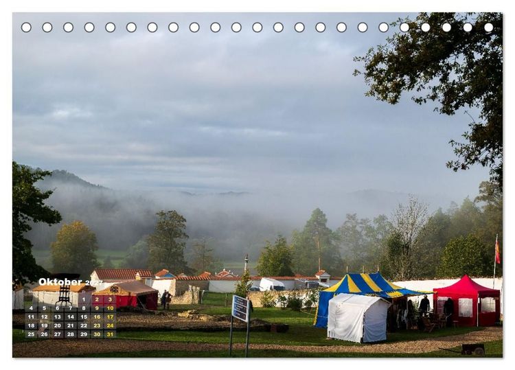 Produktbild: R&ouml;misches Freilichtmuseum Hechingen-Stein 2027 (Tischkalender 2027 DIN A5 quer), CALVENDO Monatskalender