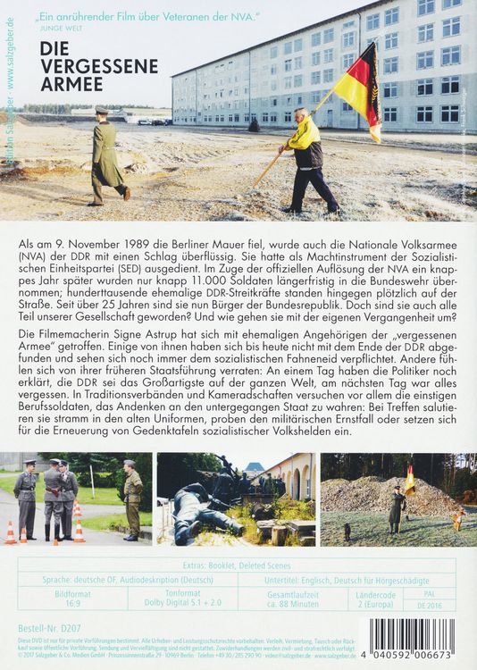 Produktbild: Die vergessene Armee