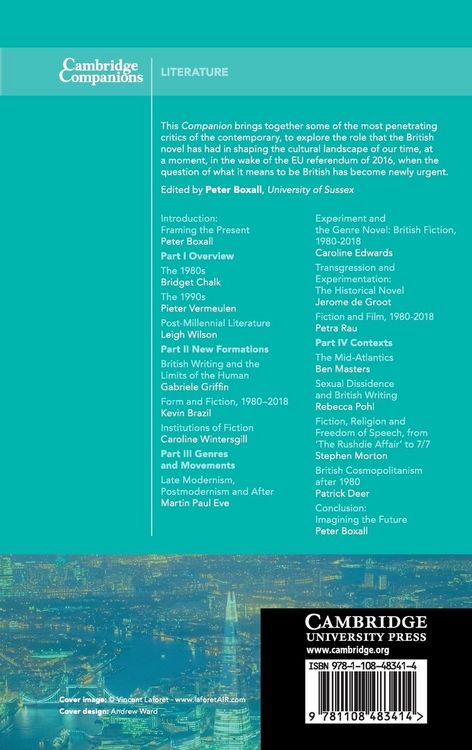 Produktbild: The Cambridge Companion to British Fiction