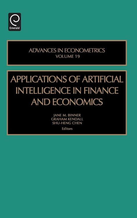 Produktbild: Applications of Artificial Intelligence in Finance and Economics
