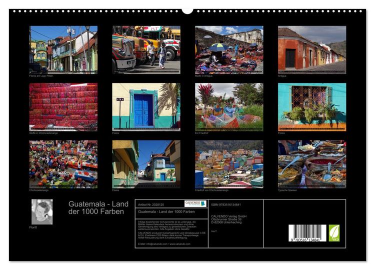 Produktbild: Guatemala - Land der 1000 Farben (hochwertiger Premium Wandkalender 2026 DIN A2 quer), Kunstdruck in Hochglanz