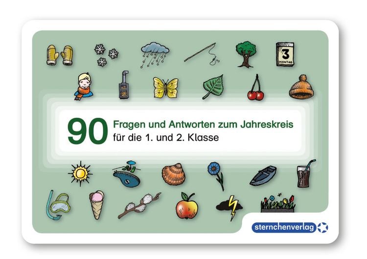 Produktbild: 90 Fragen und Antworten zum Jahreskreis