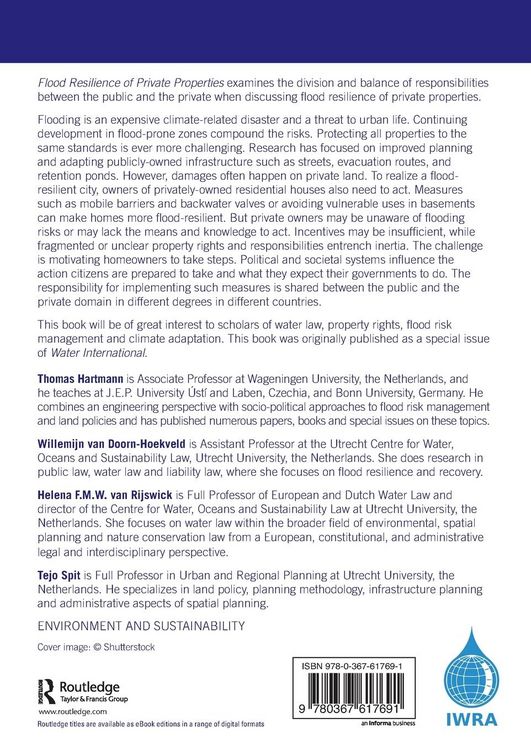 Produktbild: Flood Resilience of Private Properties