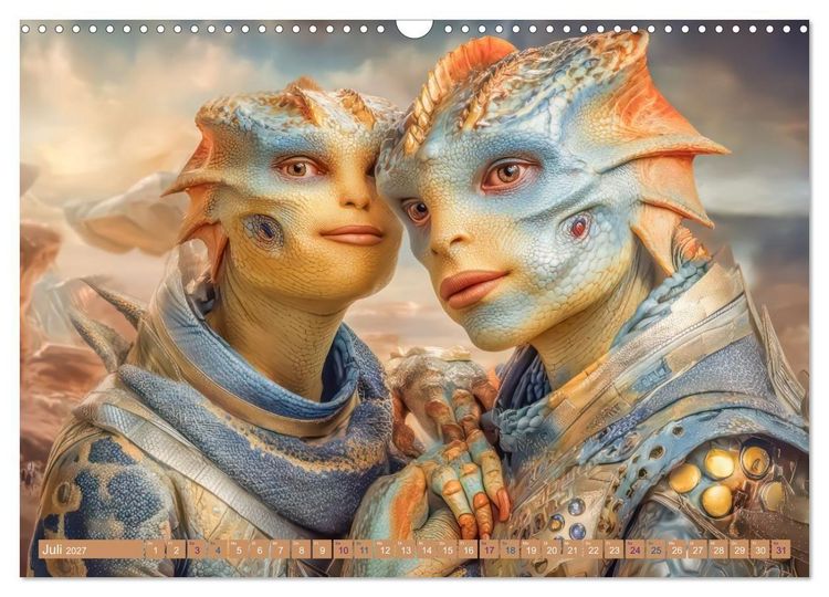 Produktbild: Science Fiction Reise - Ein visuelles Abenteuer (Wandkalender 2027 DIN A3 quer), CALVENDO Monatskalender