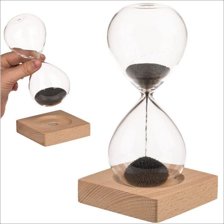 Produktbild: Sanduhr mit magnetischem Sand