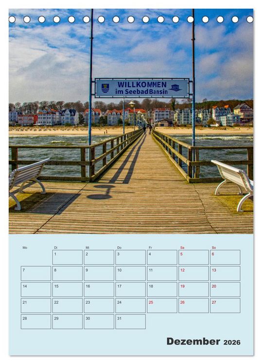 Produktbild: Kaiserb&auml;der auf Usedom (Tischkalender 2026 DIN A5 hoch), CALVENDO Monatskalender