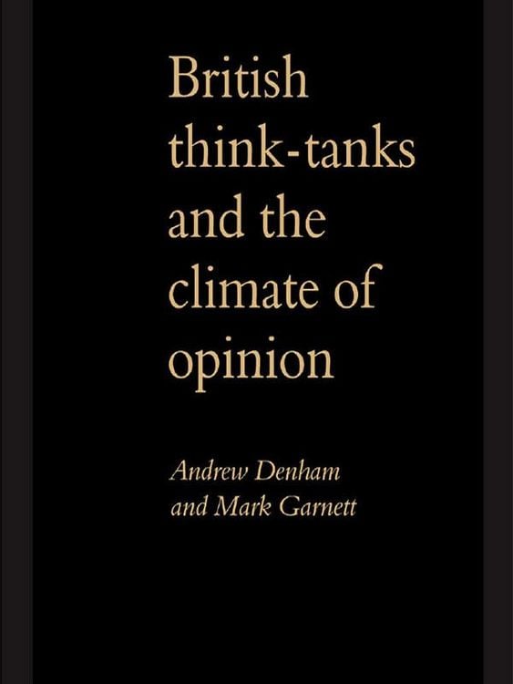 Produktbild: British Think-Tanks And The Climate Of Opinion