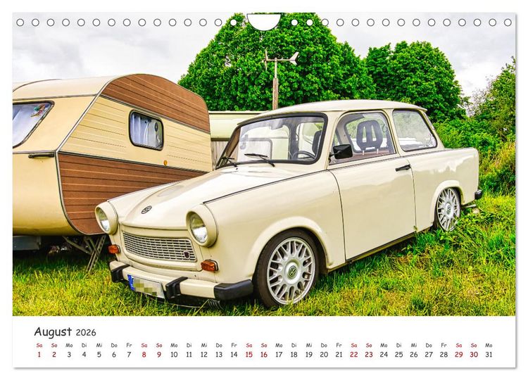 Produktbild: Trabi-Kult (Wandkalender 2026 DIN A4 quer), CALVENDO Monatskalender