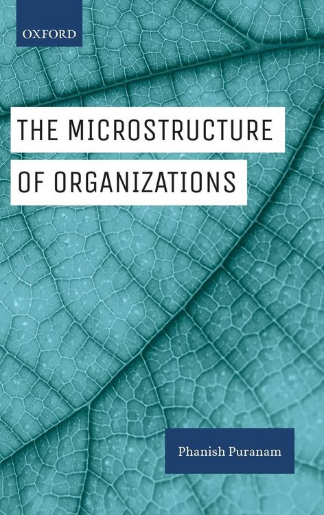 Produktbild: The Microstructure of Organizations