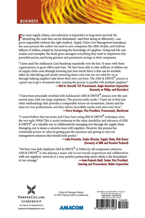 Produktbild: The Supply Chain Cost Management