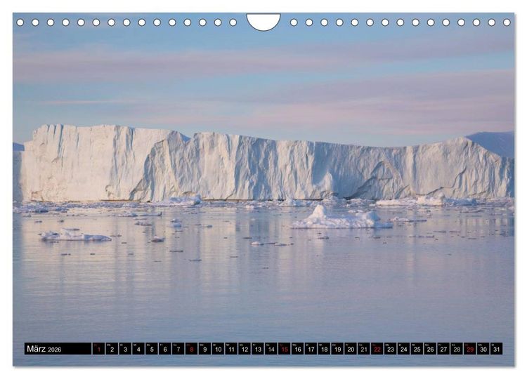 Produktbild: Ilulissat Eisfjord, Gr&ouml;nland. EIS - FORM UND LICHT (Wandkalender 2026 DIN A4 quer), CALVENDO Monatskalender