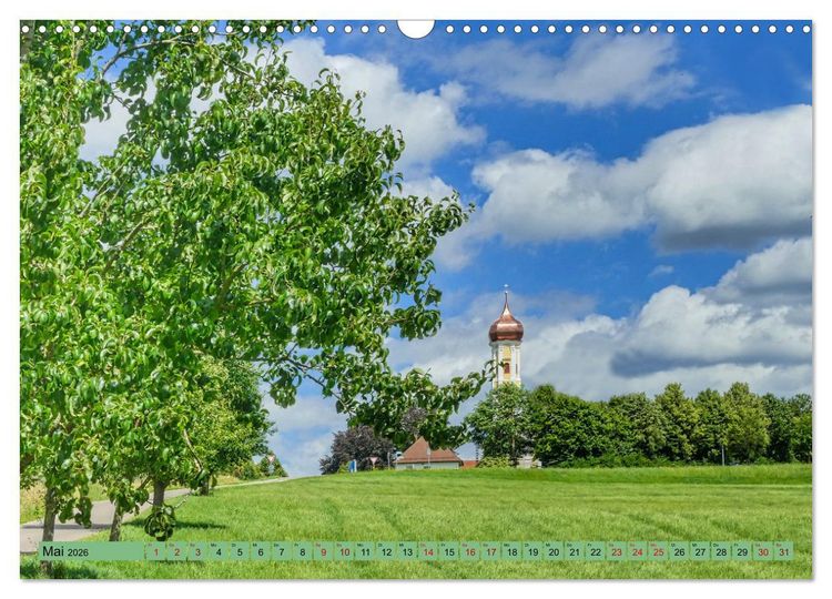 Produktbild: Die Stauden - Malerische Landschaft zwischen Wertach und Mindel (Wandkalender 2026 DIN A3 quer), CALVENDO Monatskalender