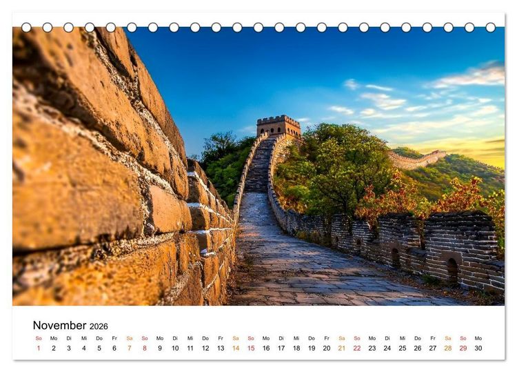 Produktbild: Stadt.Land.Welt. - eine Reise in Bildern (Tischkalender 2026 DIN A5 quer), CALVENDO Monatskalender
