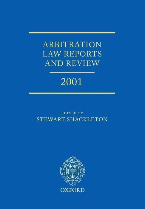Produktbild: Arbitration Law Reports and Review 2001