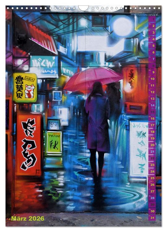 Produktbild: London - Hotspot der Street Art (Wandkalender 2026 DIN A3 hoch), CALVENDO Monatskalender