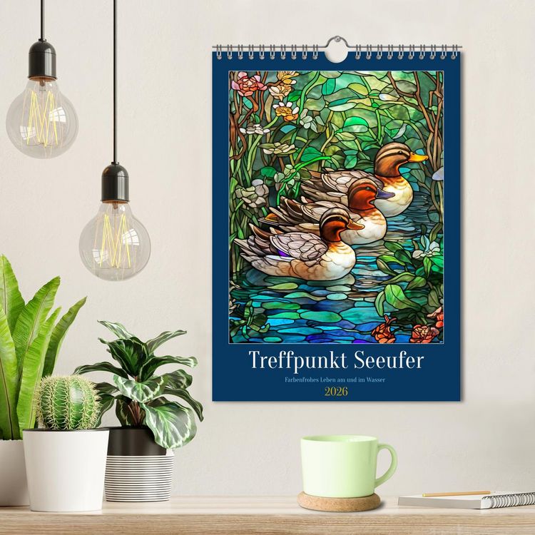 Produktbild: Treffpunkt Seeufer (Wandkalender 2026 DIN A4 hoch), CALVENDO Monatskalender