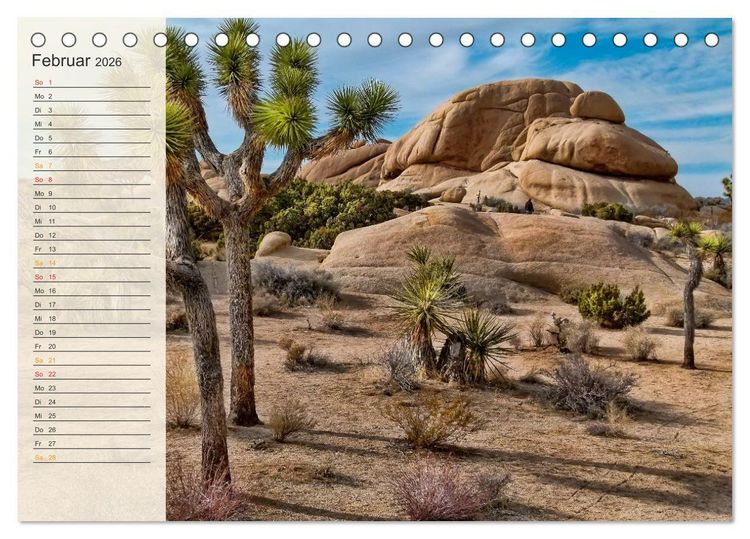 Produktbild: Nationalparks in den USA - wundersch&ouml;n und einmalig (Tischkalender 2026 DIN A5 quer), CALVENDO Monatskalender