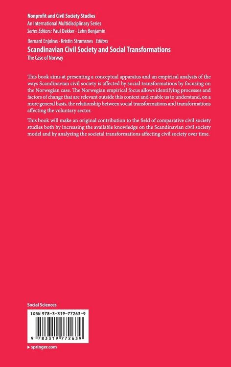 Produktbild: Scandinavian Civil Society and Social Transformations