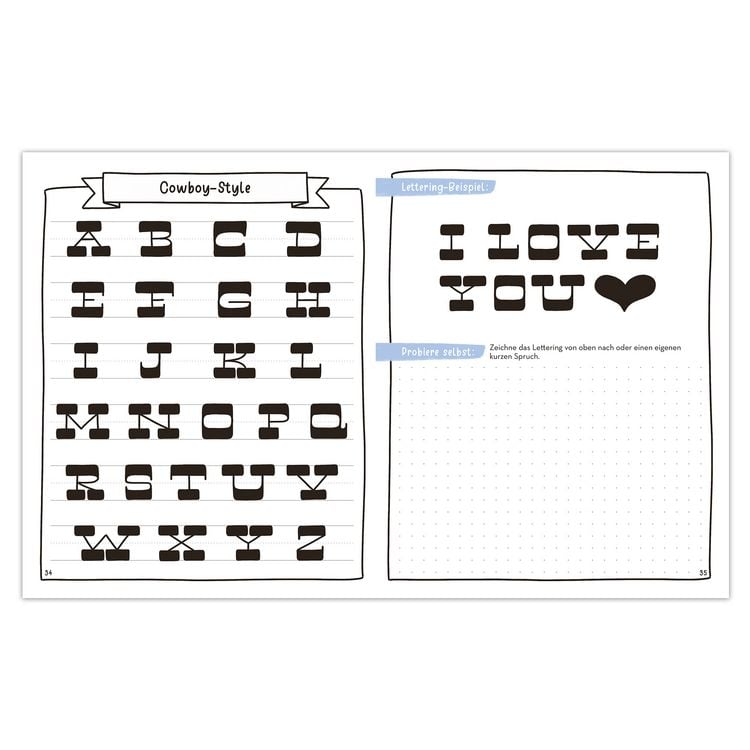 Produktbild: I love Lettering - 22 Alphabete f&uuml;r Schnell-Starter: Volume 4