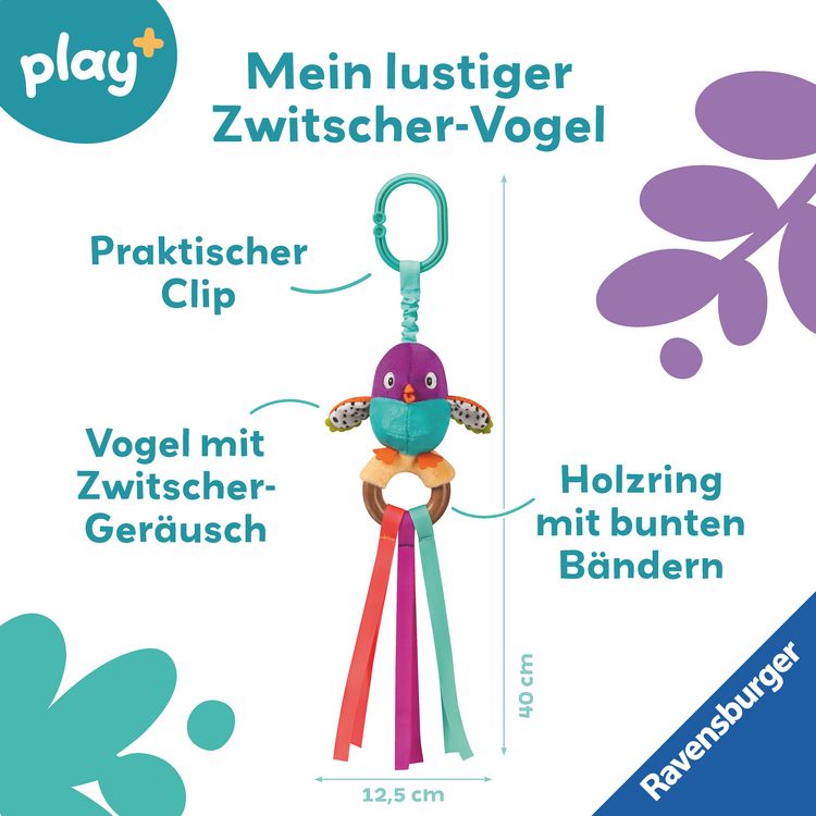 Produktbild: Play+ Zwitscher-Vogel - ab 0 Monate