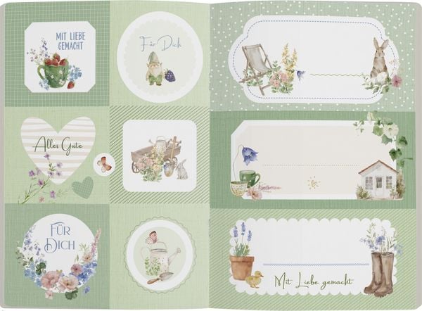 Produktbild: Etikettenbuch Garten