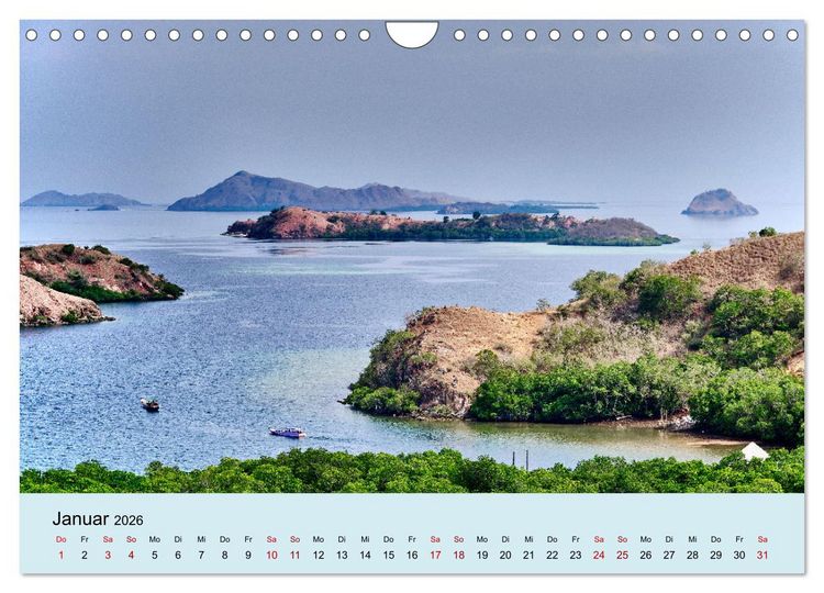 Produktbild: Indonesien - Die kleinen Sundainseln (Wandkalender 2026 DIN A4 quer), CALVENDO Monatskalender