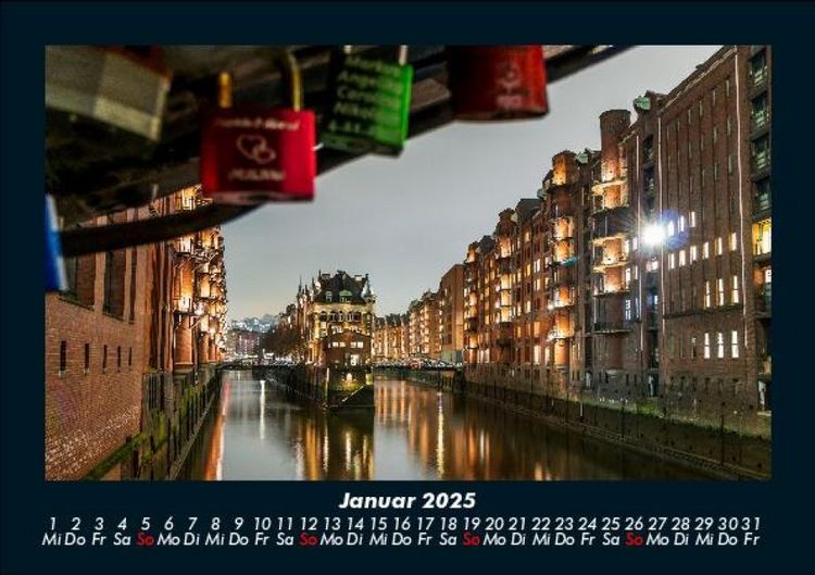 Produktbild: Hamburg 2025 Fotokalender DIN A5