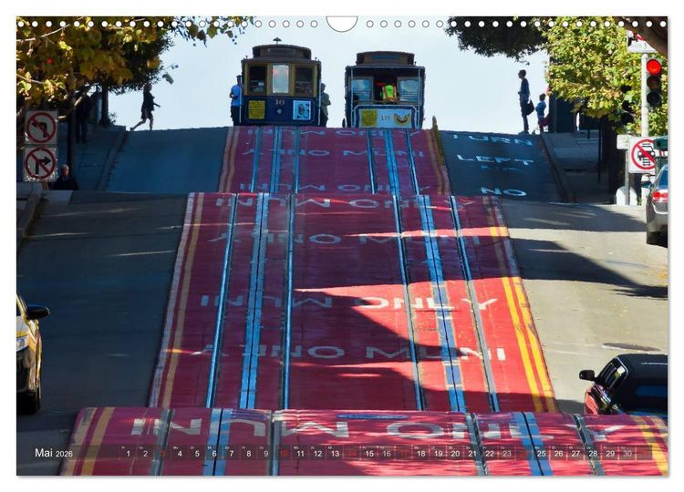 Produktbild: San Francisco Perspektiven (Wandkalender 2026 DIN A3 quer), CALVENDO Monatskalender