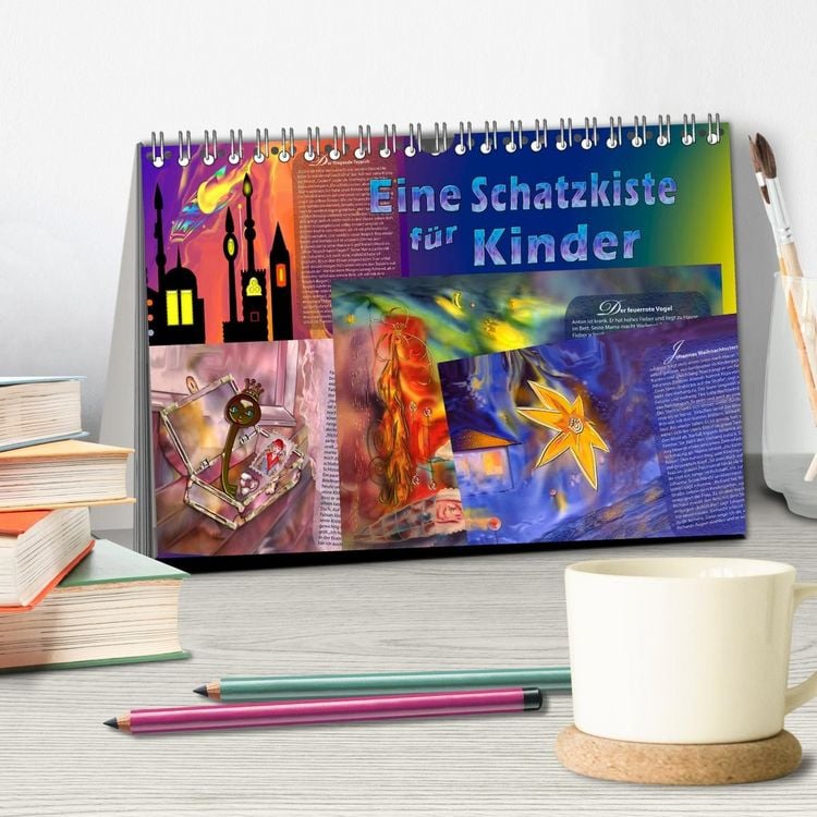 Produktbild: Eine Schatzkiste f&uuml;r Kinder (Tischkalender 2027 DIN A5 quer), CALVENDO Monatskalender