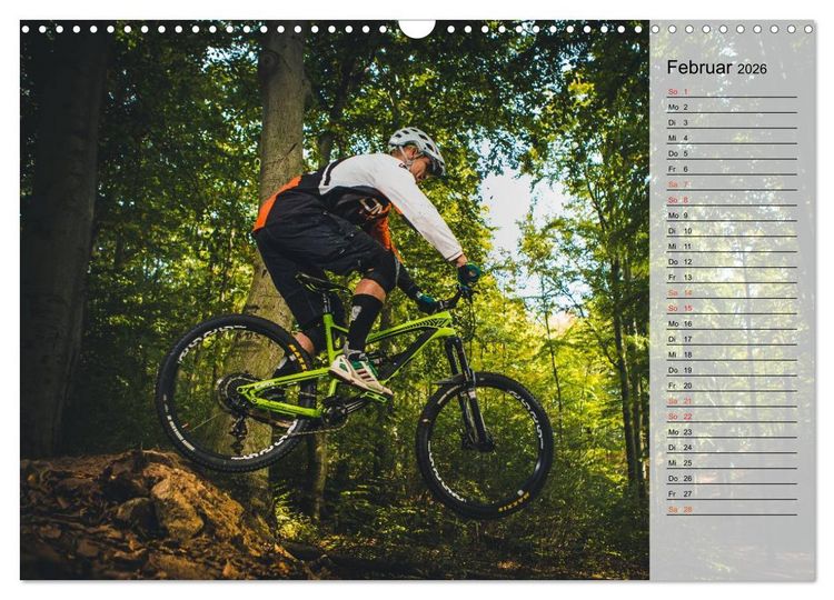 Produktbild: Mountainbike Action (Wandkalender 2026 DIN A3 quer), CALVENDO Monatskalender