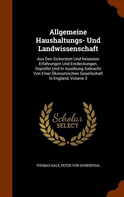Produktbild: Allgemeine Haushaltungs- Und Landwissenschaft