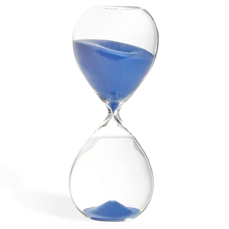 Produktbild: Sanduhr 'Time Out' 30 Minuten, blau
