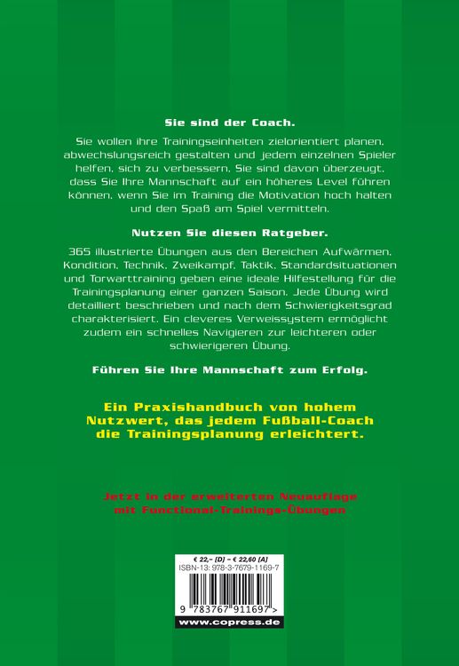 Produktbild: Fu&szlig;balltraining f&uuml;r jeden Tag