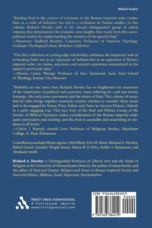 Produktbild: Paul and the Roman Imperial Order