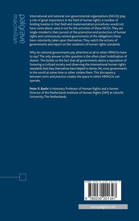 Produktbild: Non-Governmental Human Rights Organizations in International Relations