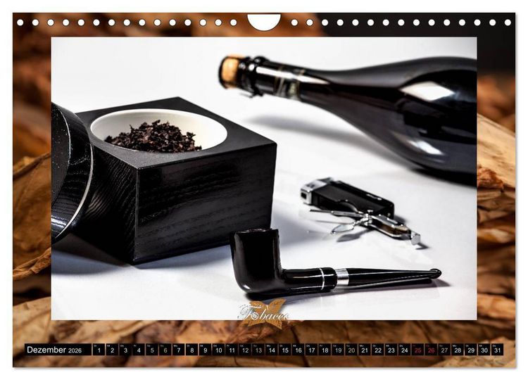 Produktbild: Tobacco - Genuss und Flair der Tabakkultur (Wandkalender 2026 DIN A4 quer), CALVENDO Monatskalender